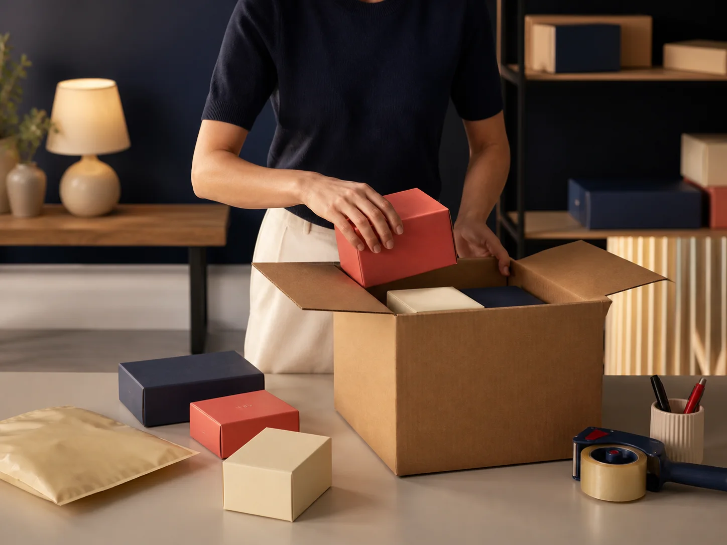 Several orders consolidated into one parcel
