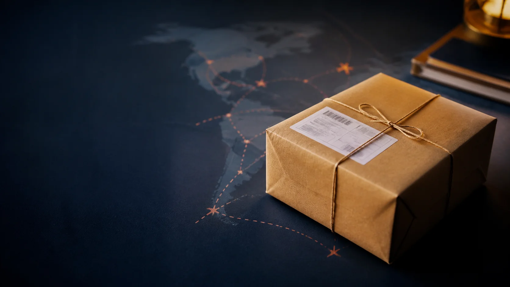 Parcel forwarding service visual